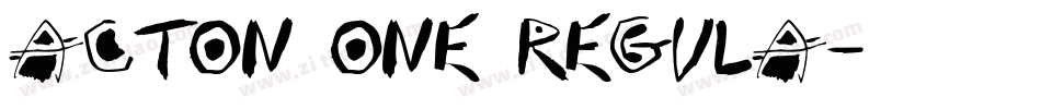 Acton One Regula字体转换